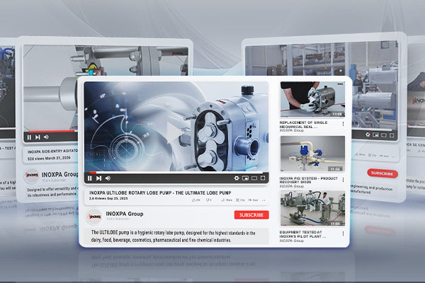 YouTube-Kanal von INOXPA: technisches Wissen und industrielle Lösungen 