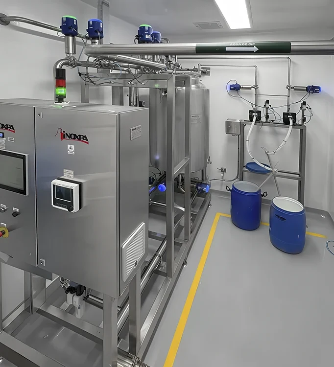 Pharmazeutische ortsgebundene Reinigung und automatisiertes Umfüllen 